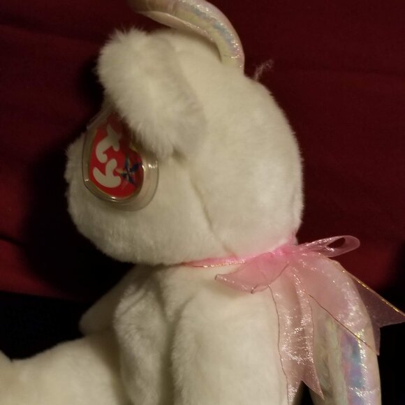 Ty Halo Bear Beanie Buddy, NWT - Picture 6 of 10